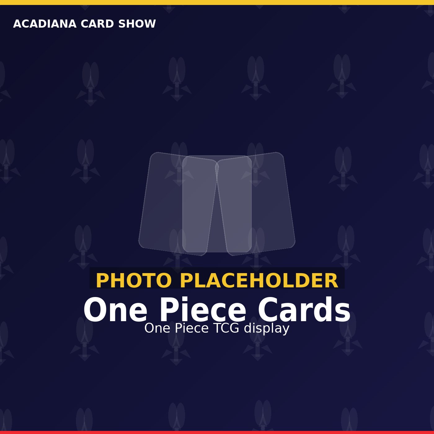 One Piece TCG cards on display